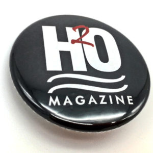 H2O Magazine pins